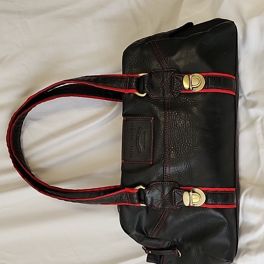 Red and black Tommy HillfigerHilfiger bag